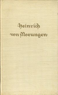 Heinrich von Morungen/Kraus, Heinrich von Morungen. (Umschlag)