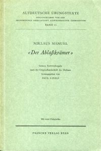 Manuel, Der Ablaßkrämer. (Umschlag)