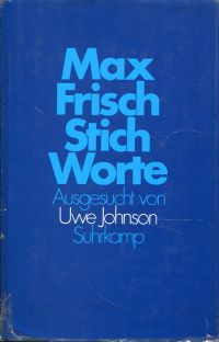 Frisch, Stich-Worte. (Umschlag)