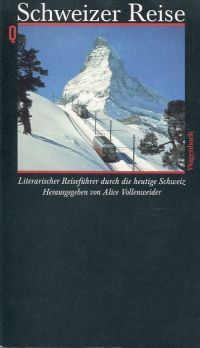 Vollenweider, Schweizer Reise. (Umschlag)
