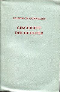 Cornelius, Geschichte der Hethiter. (Umschlag)