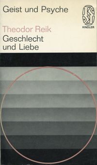 Reik, Geschlecht und Liebe. (Umschlag)