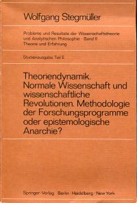 Stegmüller, Theoriendynamik. (Umschlag)