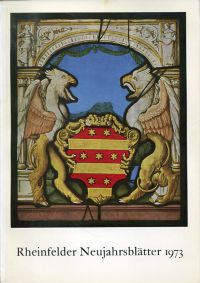 Rheinfelder Neujahrsblätter, 30. Jahrgang 1973. (Umschlag)