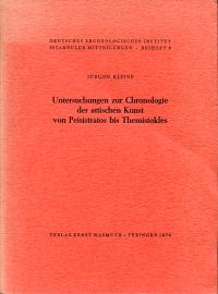 Kleine, Untersuchungen zur Chronologie der attischen Kunst von Peisistratos bis (Umschlag)