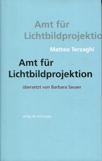 Terzaghi, Amt für Lichtbildprojektion. (Umschlag)