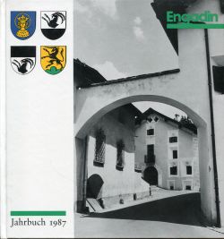 Engadin Jahrbuch 1987. (Einband)