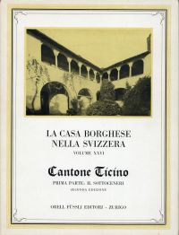 Cantone Ticino, Prima Parte:  il Sottoceneri. (Umschlag)