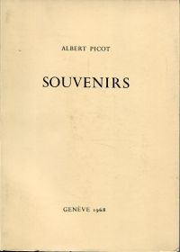 Picot, Souvenirs. (Umschlag)