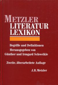 Schweikle, Metzler-Literatur-Lexikon. (Umschlag)