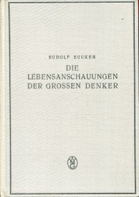 Eucken, Die Lebensanschauungen der grossen Denker. (Umschlag)