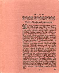 Werdmüller, Die Reisen Christoph Gassmanns. (Umschlag)