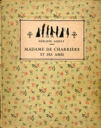 Godet, Madame de Charrière et ses amis. (Umschlag)
