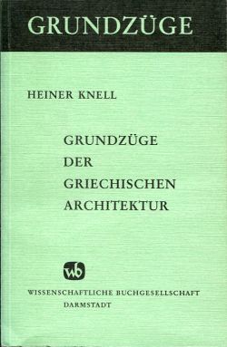 Knell, Grundzüge der griechischen Architektur. (Einband)
