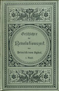 Sybel, Geschichte der Revolutionszeit 1789-1800. (Umschlag)