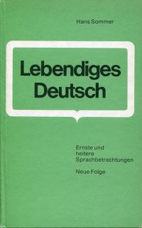 Sommer, Lebendiges Deutsch. (Umschlag)