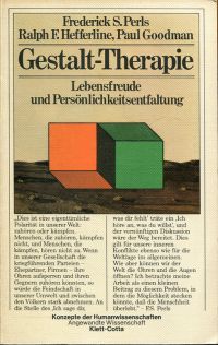 Perls, Gestalt-Therapie. (Umschlag)