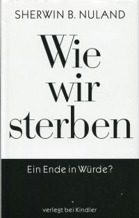 Nuland, Wie wir sterben. (Umschlag)