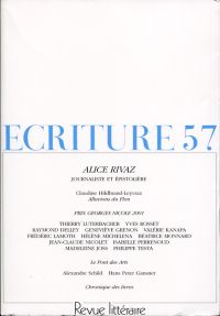 Alice Rivaz. (Umschlag)