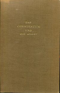 Pfister, Das Christentum und die Angst. (Umschlag)