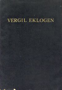 Vergilius Maro, Eklogen. (Umschlag)