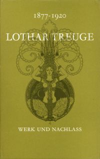 Treuge, Lothar Treuge. (Umschlag)