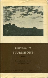 Brontë, Sturmhöhe. (Umschlag)
