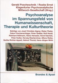 Poscheschnik, Psychoanalyse im Spannungsfeld (Umschlag)
