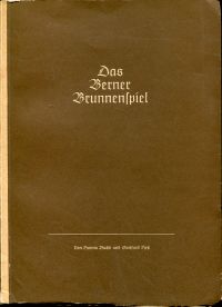 Buchli, Das Berner Brunnenspiel. (Umschlag)