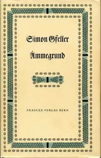 Gfeller, Ämmegrund. (Umschlag)