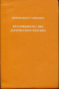 Varenius, Descriptio regni Japoniae. Beschreibung des Japanischen Reiches (Umschlag)