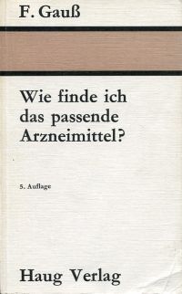 Gauss, Wie finde ich das passende Arzneimittel? (Umschlag)