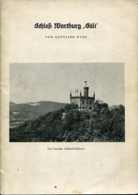 Wyss, Schloss Wartburg "Säli". (Umschlag)