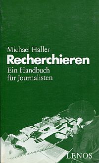 Haller, Recherchieren. (Umschlag)