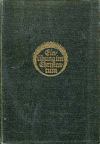 Kierkegaard, Einübung im Christentum. (Umschlag)