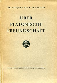 Verbrugh, Über platonische Freundschaft. (Umschlag)