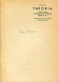Schultzer, Empiricism as Logical Problem. (Umschlag)