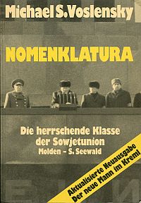 Voslenskij, Nomenklatura. (Umschlag)