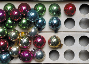 bildreich karten PK 382: weihnachtskugeln.