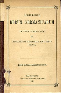 Paulus: Pauli Historia Langobardorum. (Umschlag)