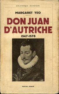 Yeo, Don Juan d'Autriche. (Umschlag)