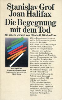 Grof, Die Begegnung mit dem Tod. (Umschlag)