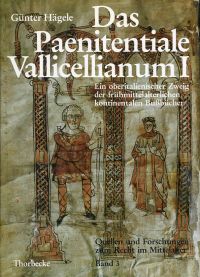 Hägele, Das Paenitentiale Vallicellianum I. (Umschlag)