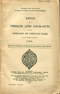 Great Britain. Parliament. House of Commons: Strikes and look-outs. Board of Tra (Umschlag)