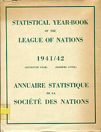Statistical Year-Book of the League of Nations 1941/42, 7th year. (Umschlag)