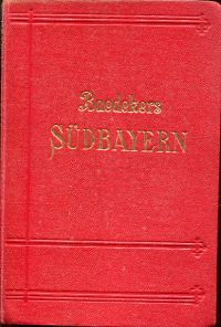 Baedeker, Südbayern. (Umschlag)