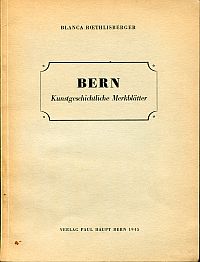 Roethlisberger, Bern. (Umschlag)
