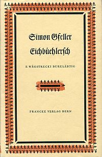 Gfeller, Eichbüehlersch. (Umschlag)