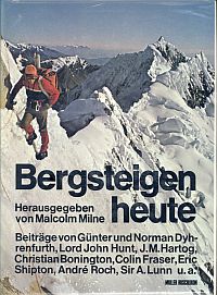Bergsteigen heute. (Umschlag)