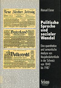 Eisner, Politische Sprache und sozialer Wandel. (Umschlag)